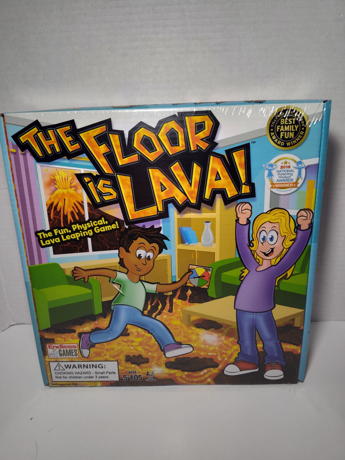 The Floor Is Lava Interactive Board Game Kids Family Party Game Complete