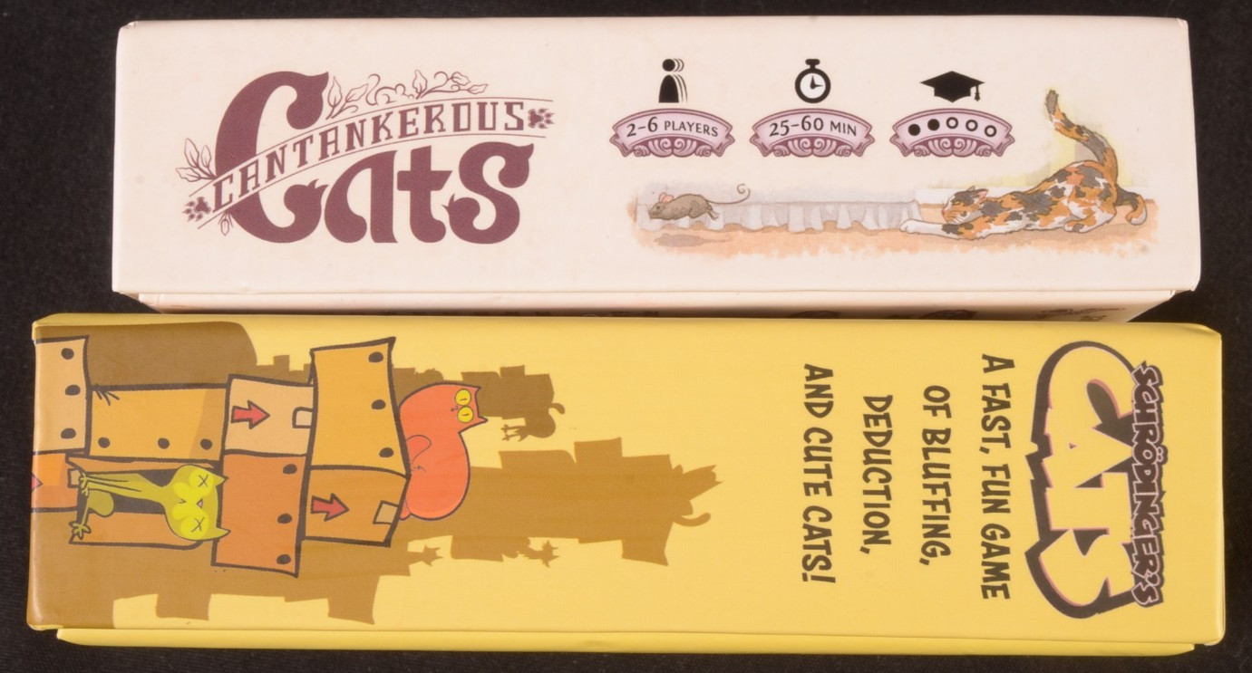 Card Games Schrodinger’s Cats Cantankerous Cats Strategy Ages 14+ 2-6