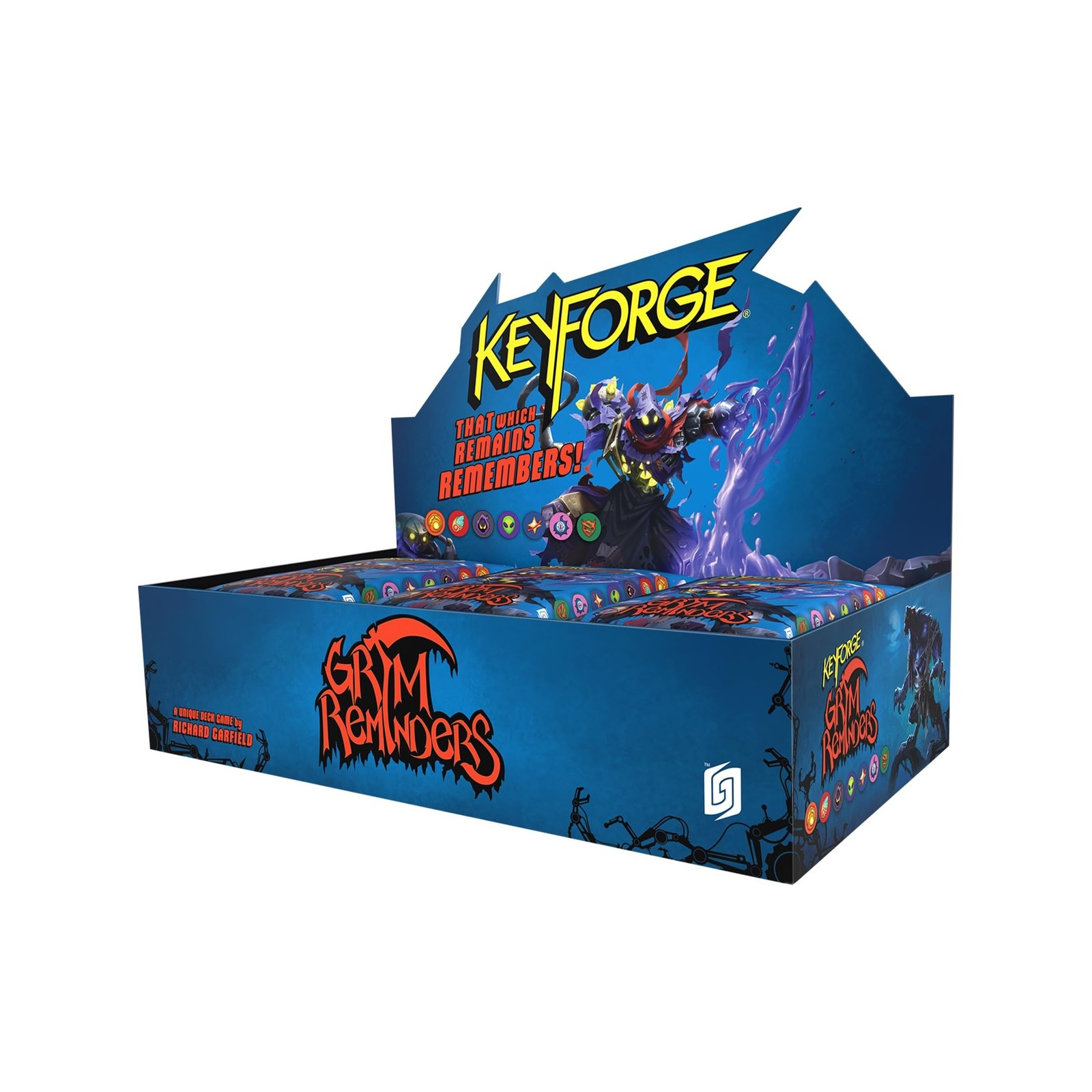 Ghost Galaxy KeyForge: Grim Reminders Archon Deck Display – 12 Unique Decks, …