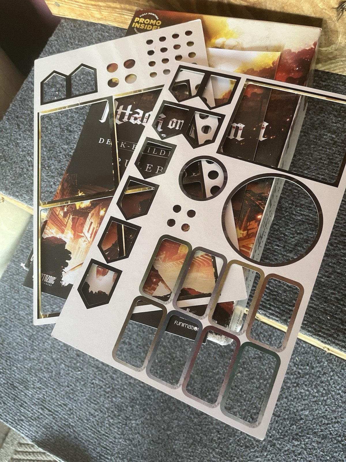 Attack on Titan Deck Building Game Cryptozoic Anime Board Game