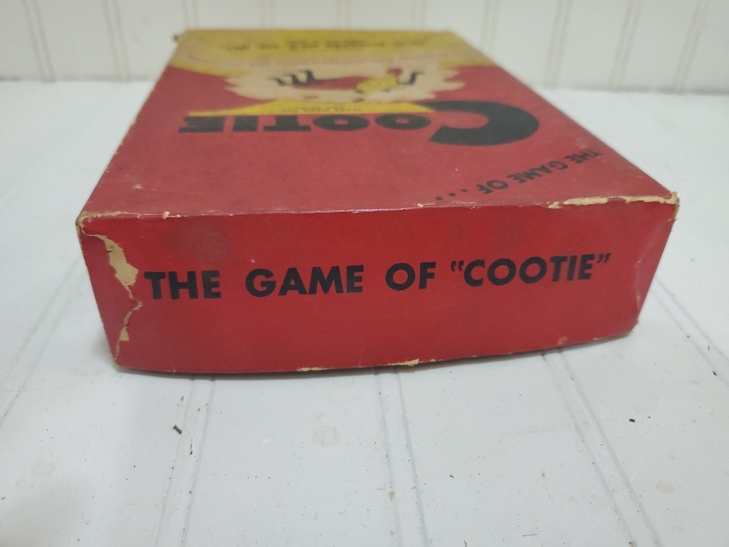 Vtg Bug Board / Dice Game: “COOTIE” 1949 Original Box W.H. Schaper MFG. Complete
