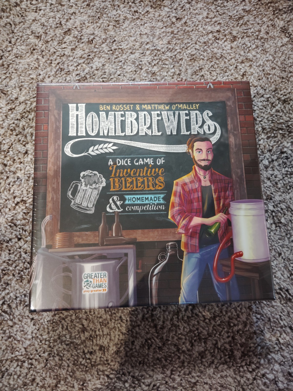 Homebrewers: A Dice Game Of Inventive Beers Greater Than Games New/Sealed