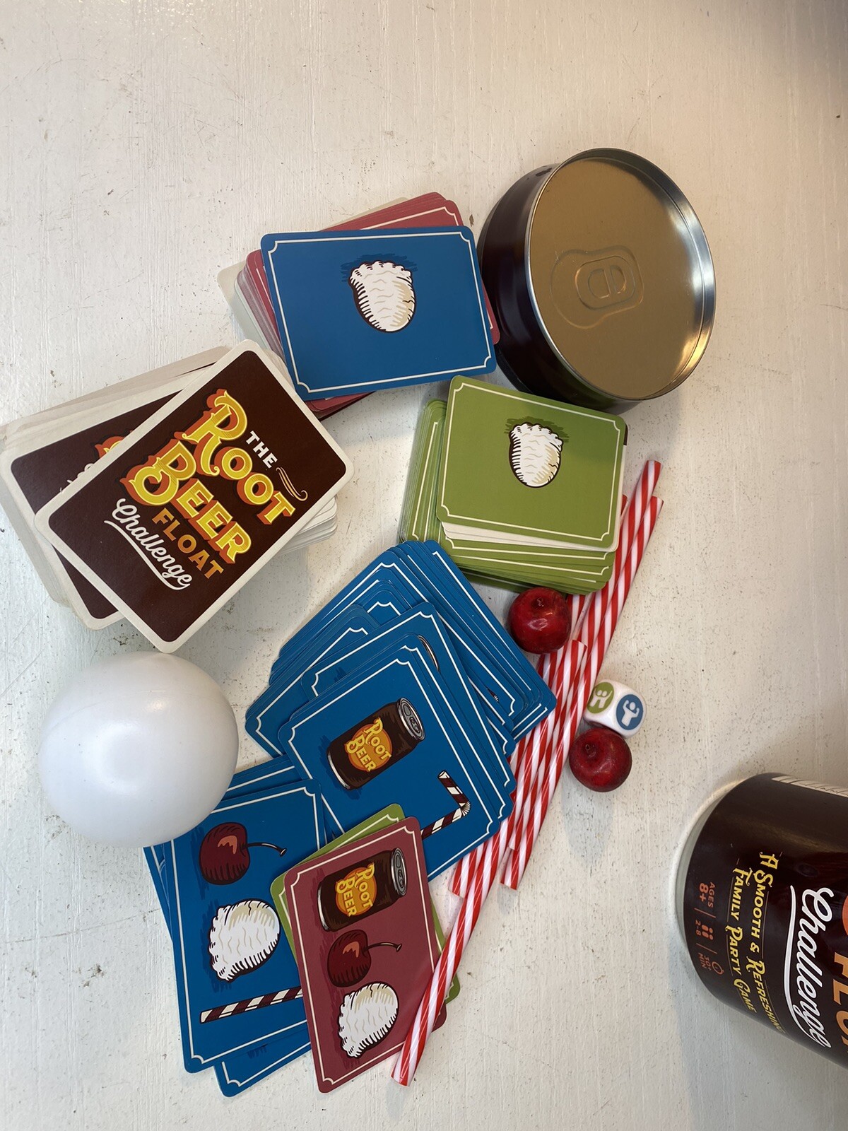 Root Beer Float Challenge Game ~ A Family Party Game for 2 to 8 players