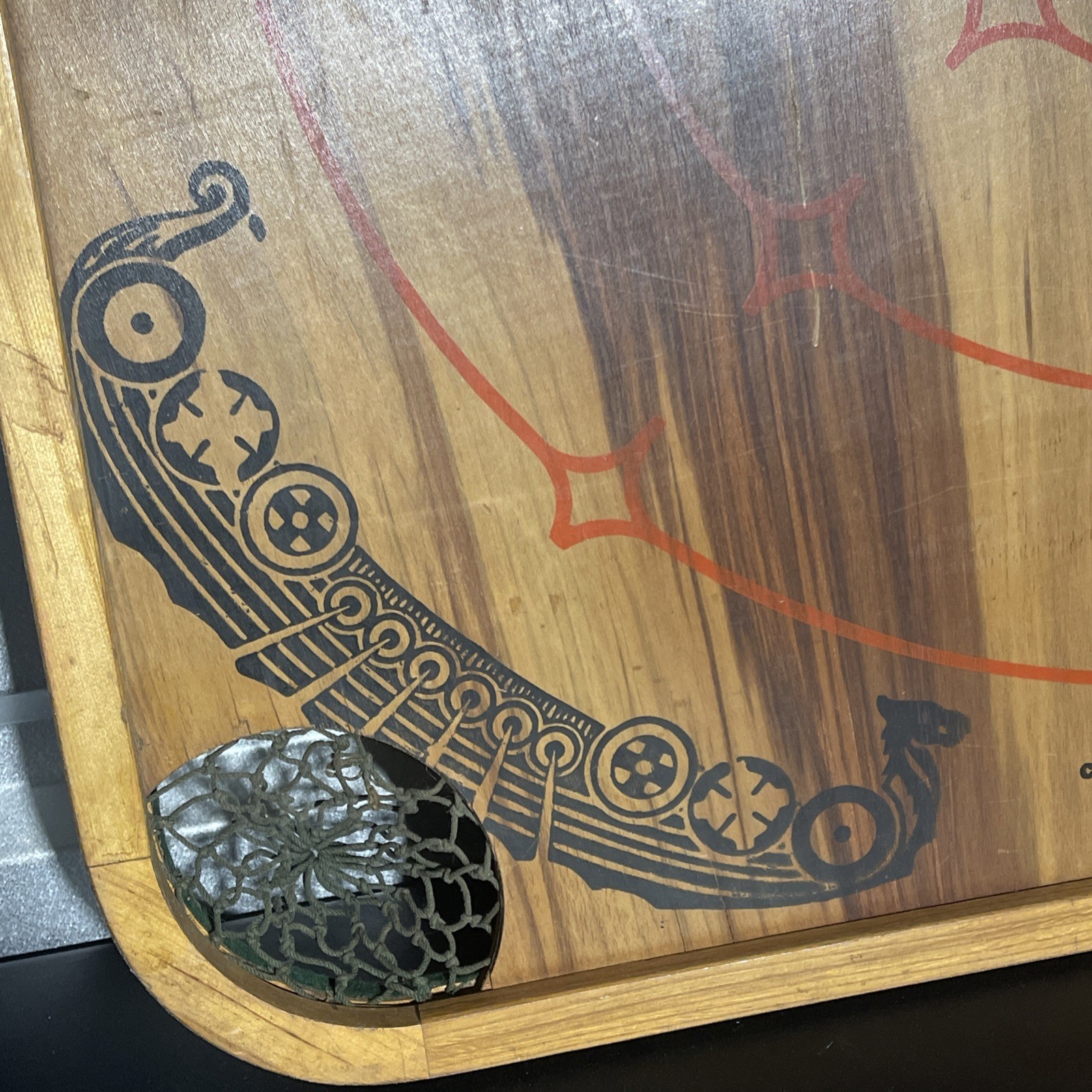 1934-1947 Vintage Viking Boats Carrom Board Style Q Carrom Industries Ludington