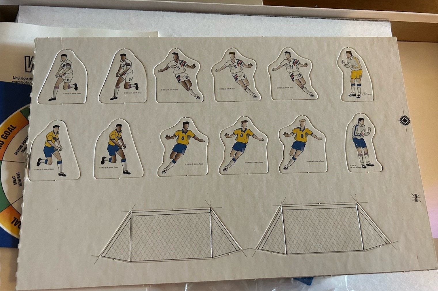 World Cup USA 94 Soccer Strategy Board Game Vintage 1992 Official Unplayed