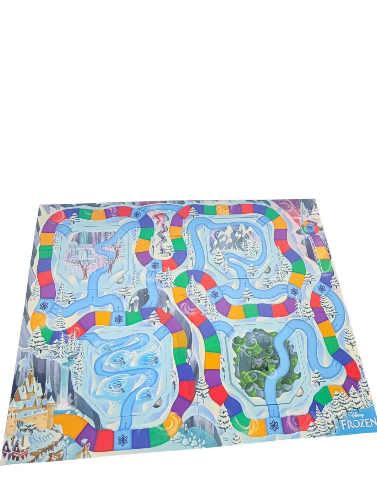 Disney Frozen Surprise Slides Board Game 2014 Wonder Forge Anna Elsa Olaf