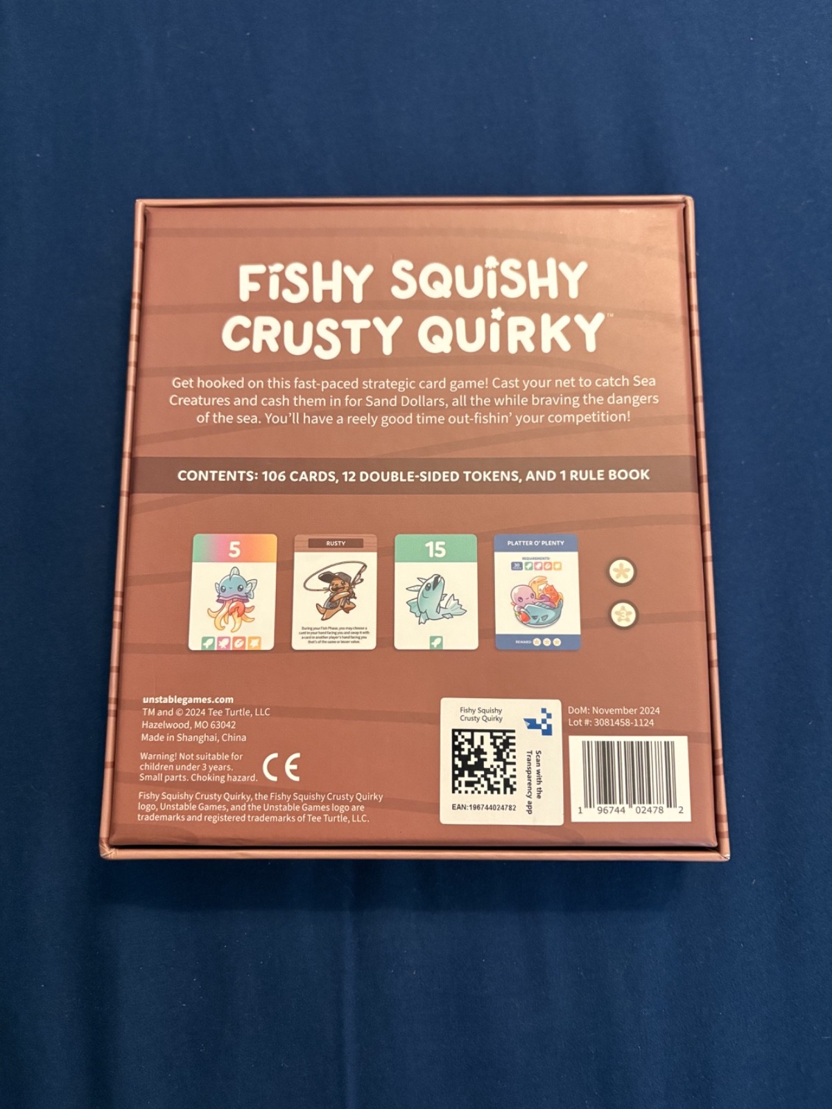 Fishy Squishy Crusty Quirky – Tee Turtle Slightly Used