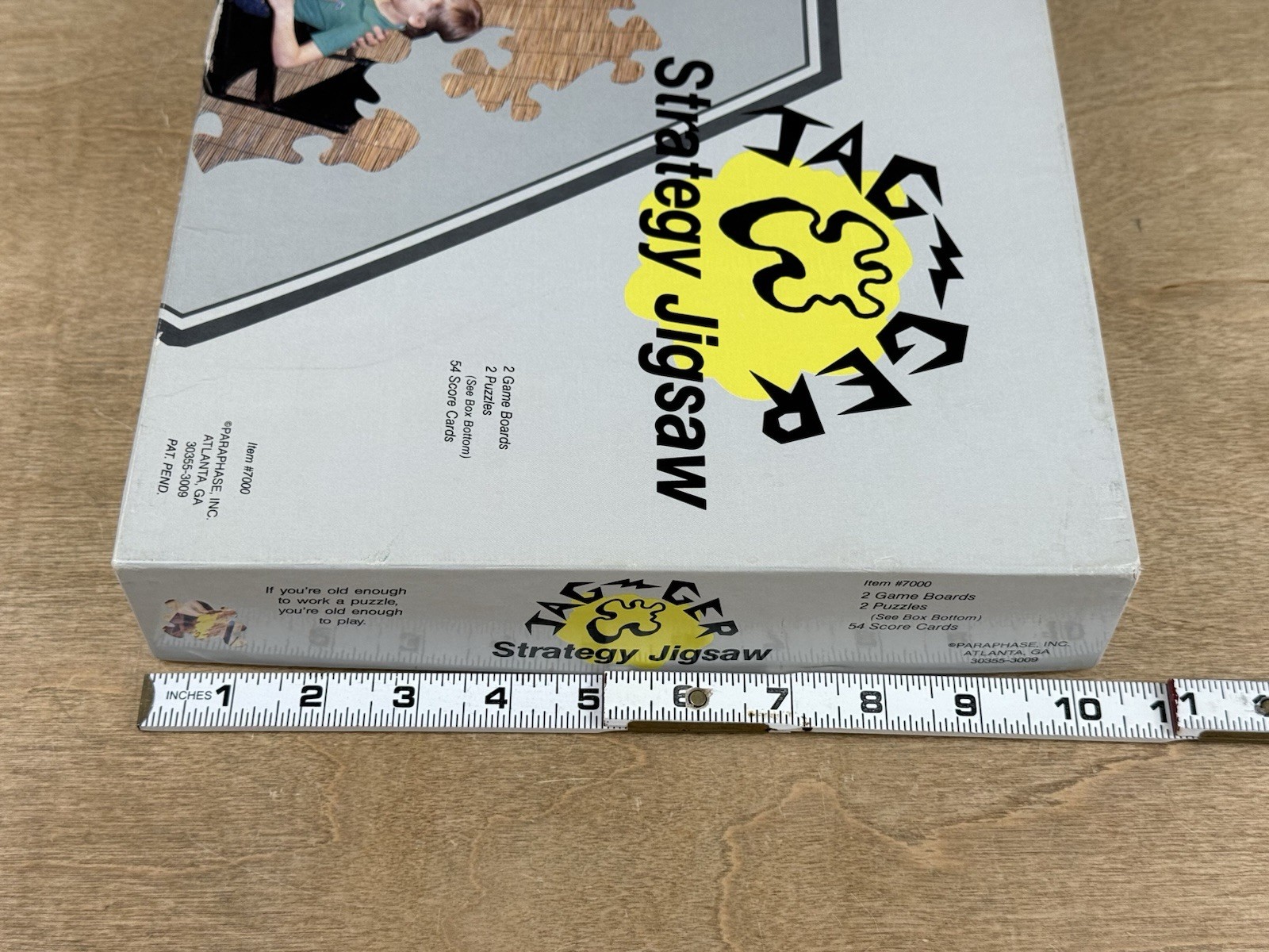 Vintage Jagger Strategy Jigsaw Puzzle Competition Board Game Paraphrase 1985
