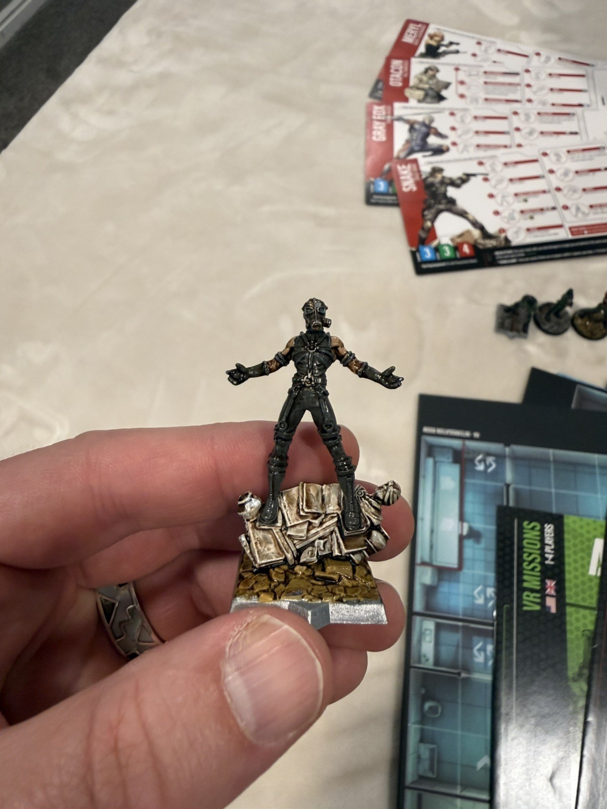 Metal Gear Solid: The Board Game Standard Edition by CMON. Painted