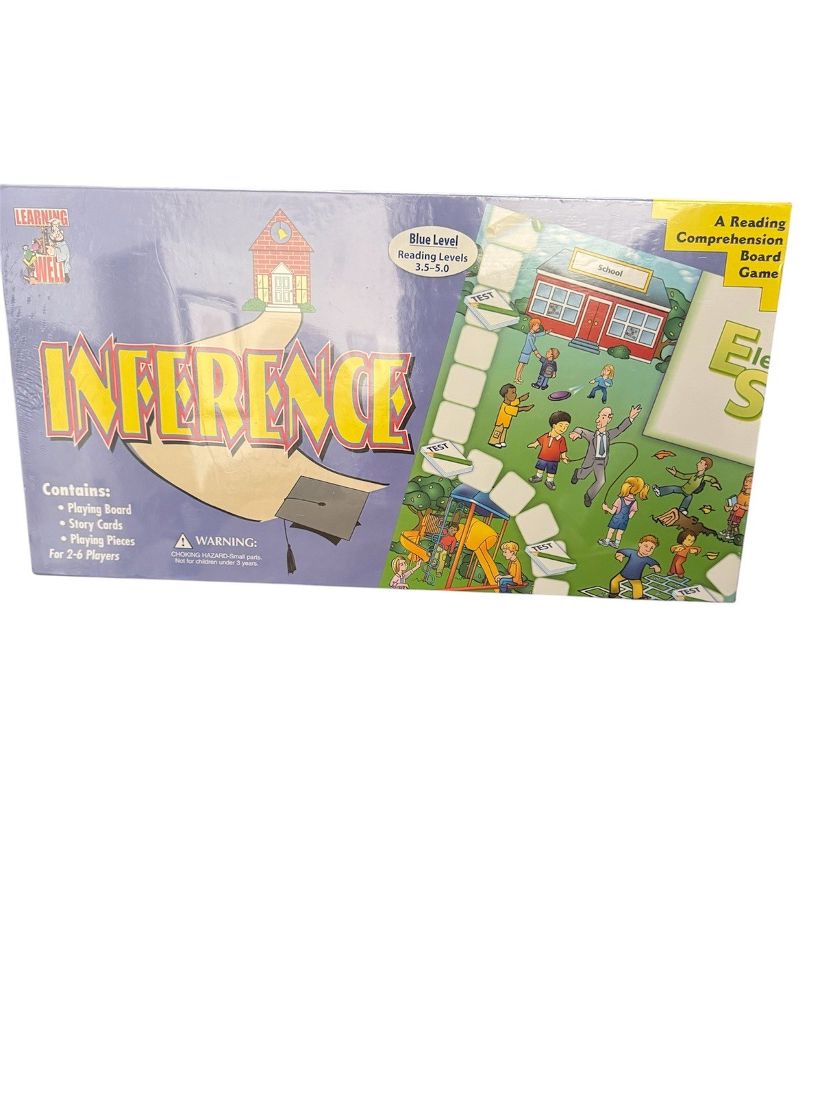 Inference School Days Blue Level Reading Board Game For 2 To 6 Players