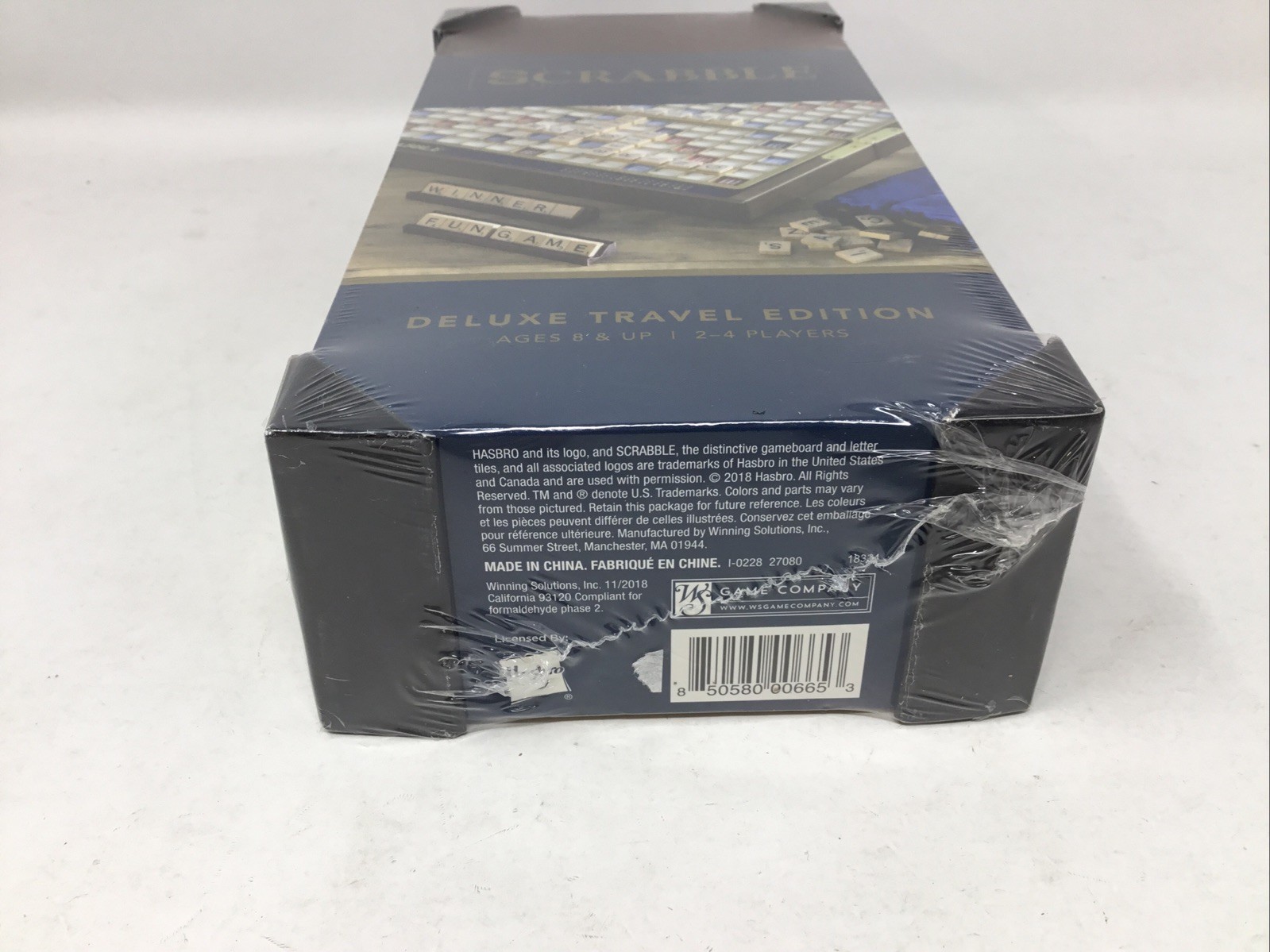 Scrabble Deluxe Travel Edition 02/2025 Hasbro WS Game Company, New Sealed
