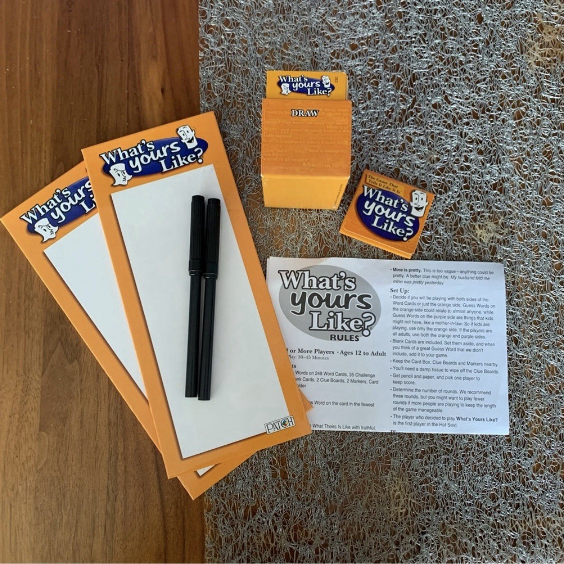 What’s Yours Like Board Game