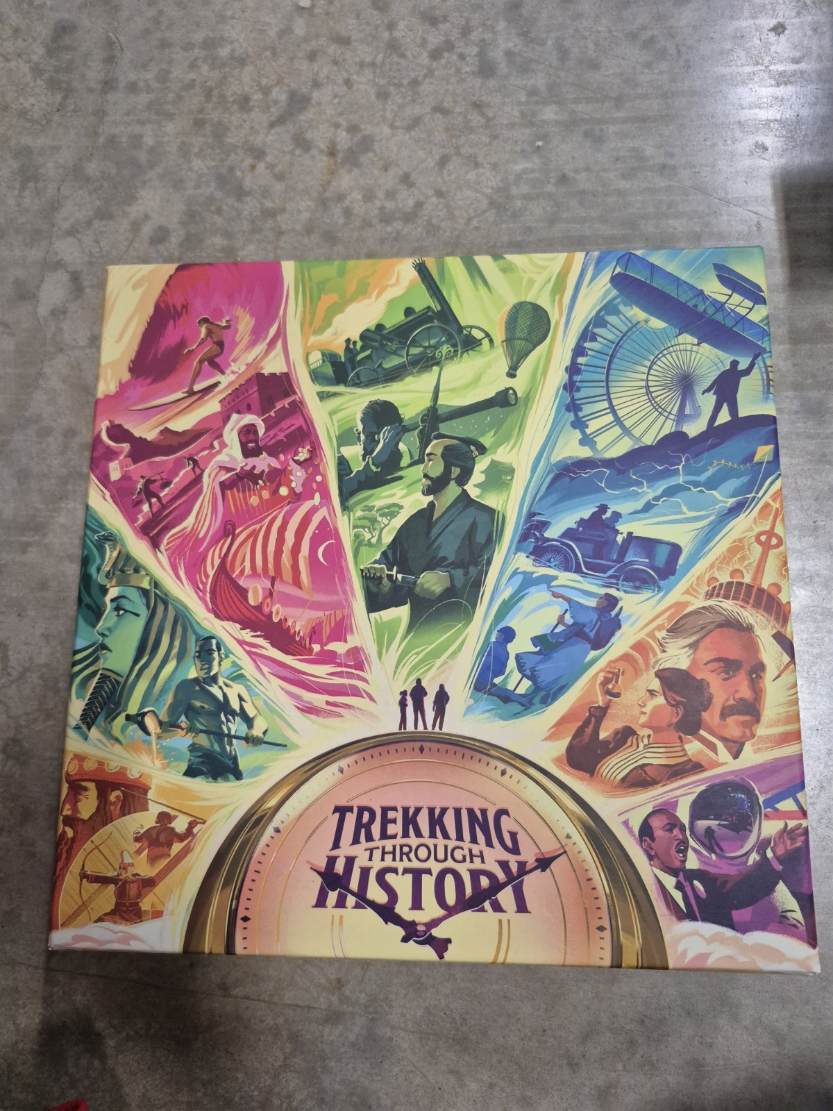 Trekking Through History Board Game by Underdog Games Excellent Complete 2022