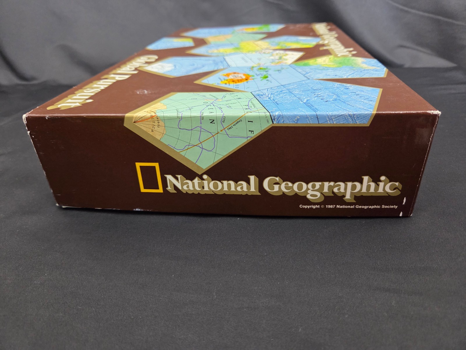 Complete National Geographic Global Pursuit Geography Board Game 1987 USA