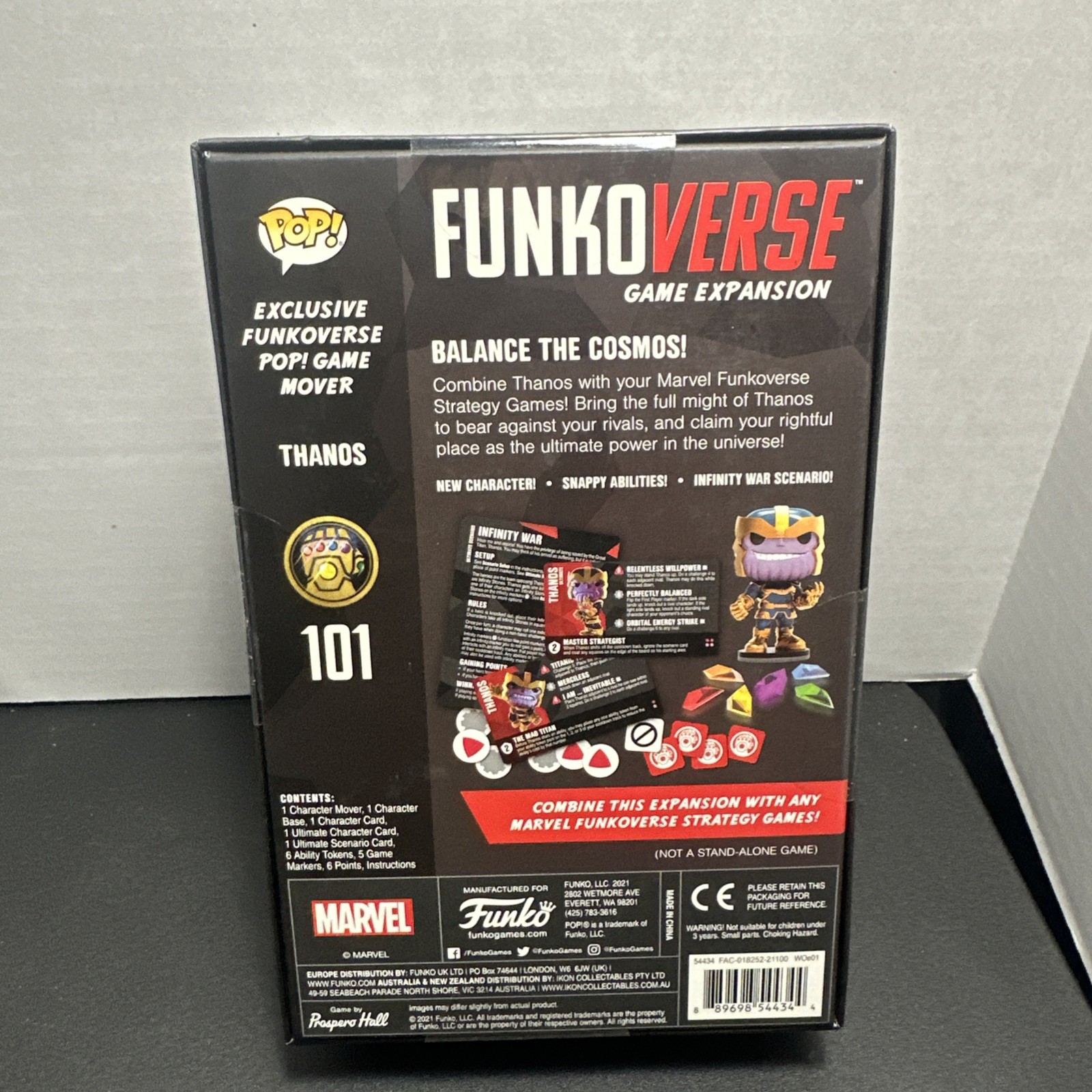 Funkoverse Game Expansion Marvel Thanos 101 Limited Edition Chase Pop See Photos