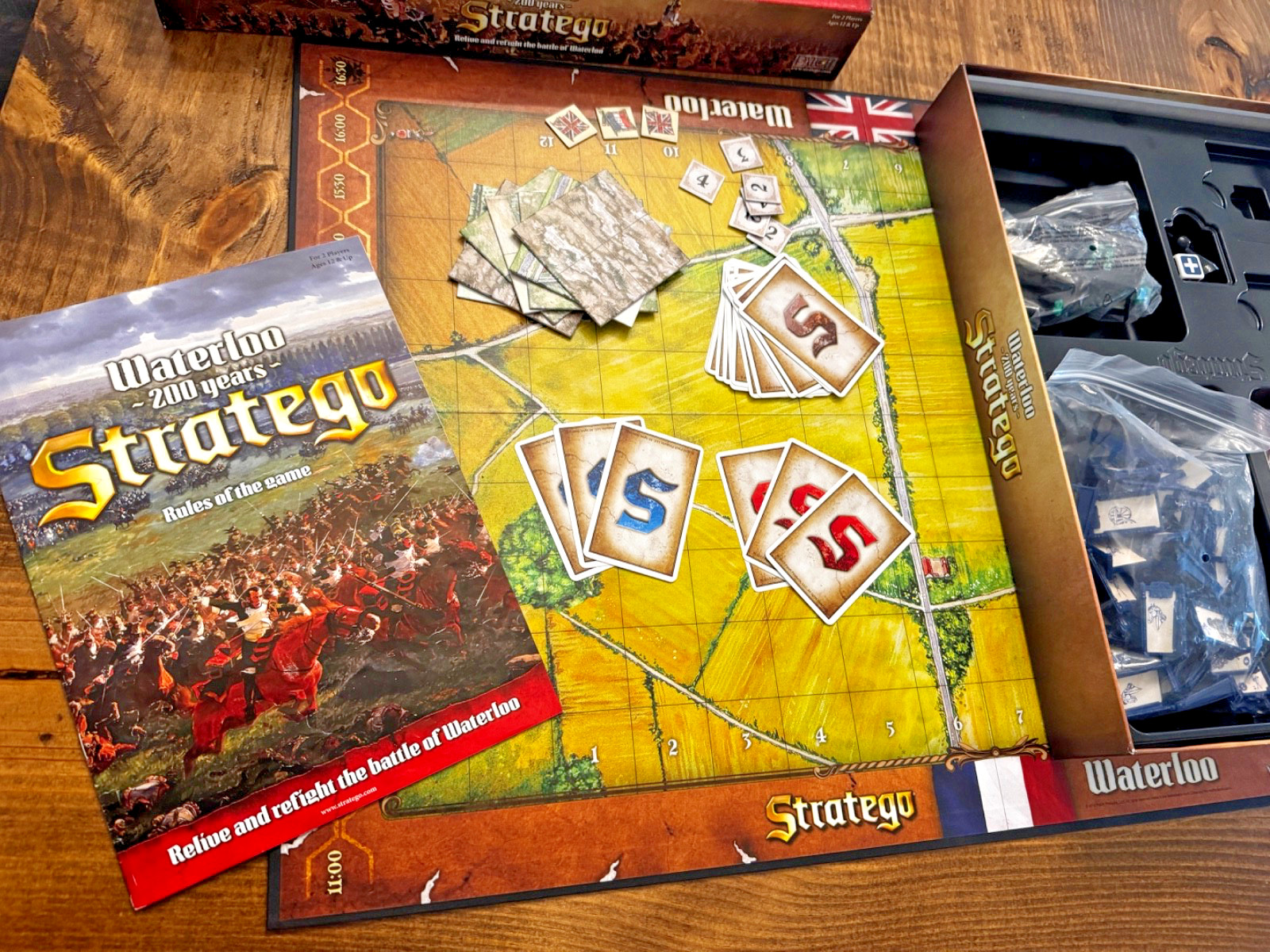 Stratego Waterloo 200 Years Board Game. Good+ Condition