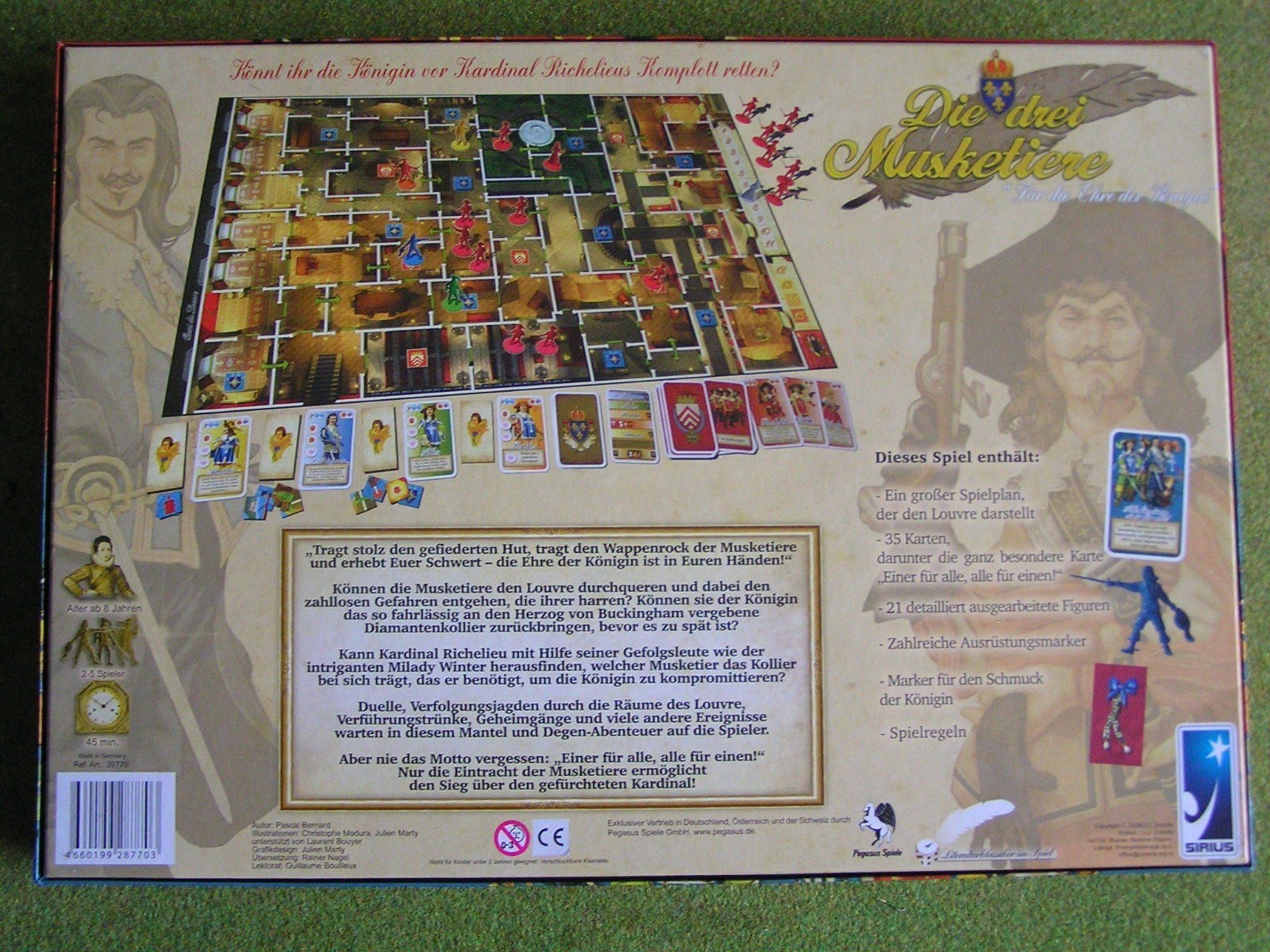 The Three Musketeers Board Game The Queen’s Pendants Zvezda SRS49769