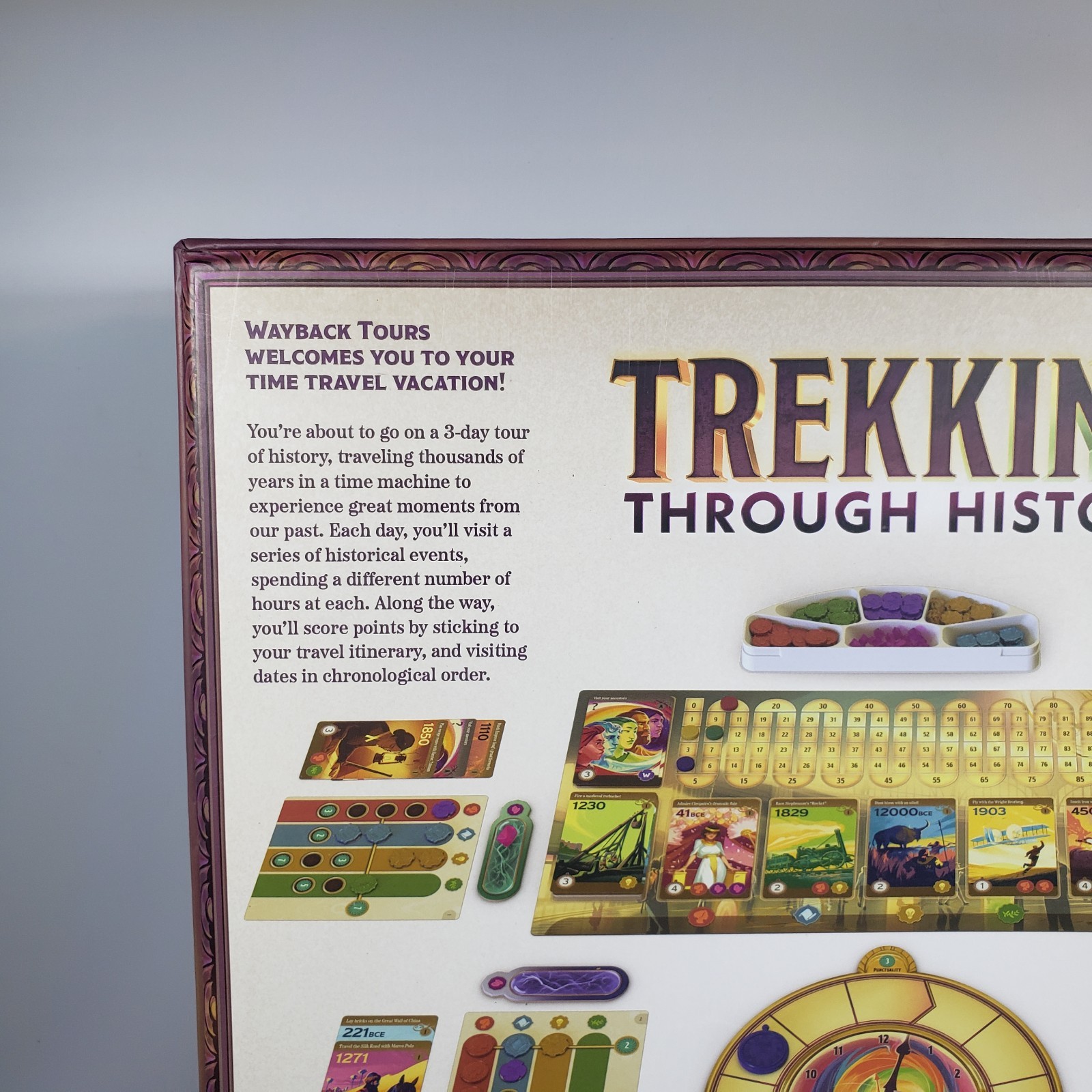 Trekking Through History board game excellent condition complete