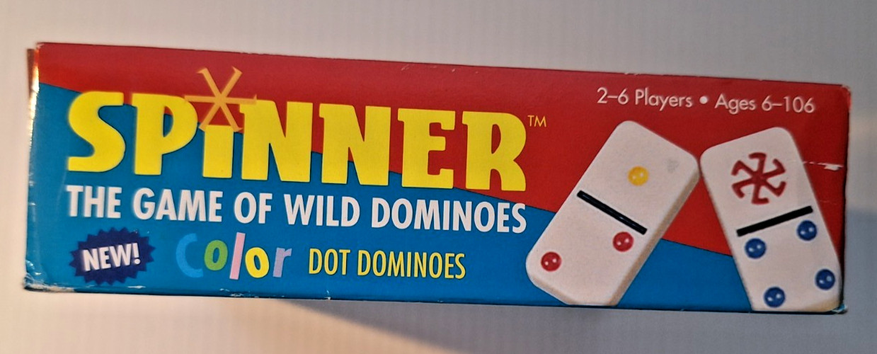 Vintage “Spinner: The Game of Wild Dominoes” Double 9 Set – Brand New