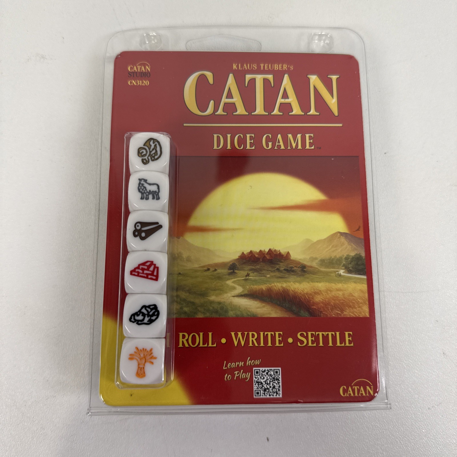 Travel Settlers of CATAN Dice Game #3120 Klaus Teuber Mayfair Games