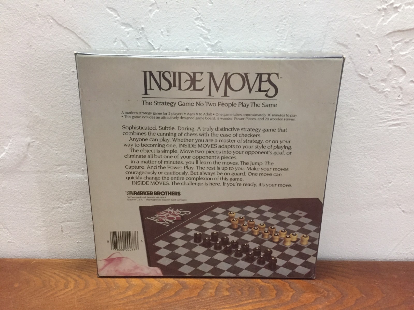 Inside Moves Strategy Board Game by Parker Brothers 1985 – VTG – New – Sealed