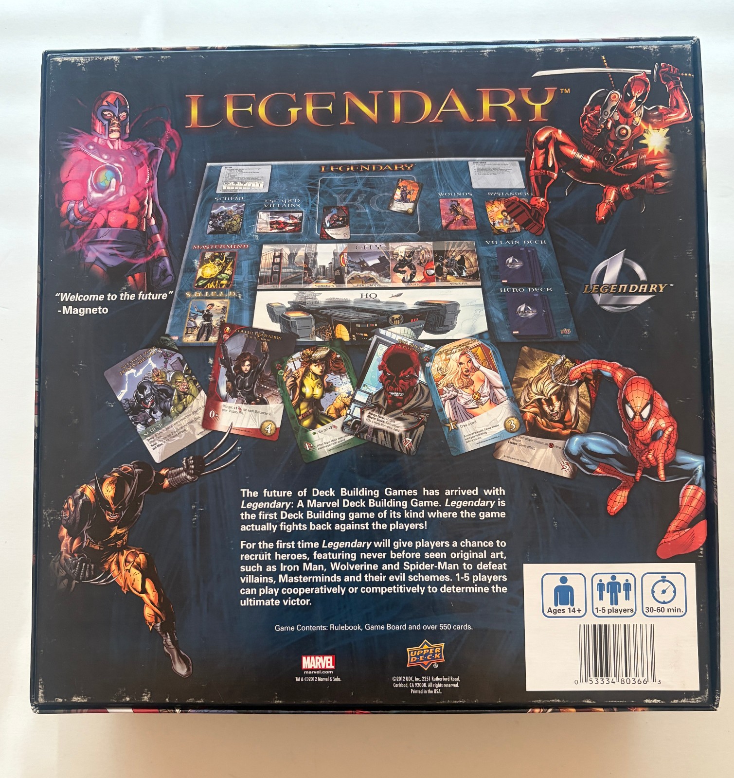 Marvel Legendary + Guardians of the Galaxy + Organizer – UNPLAYED