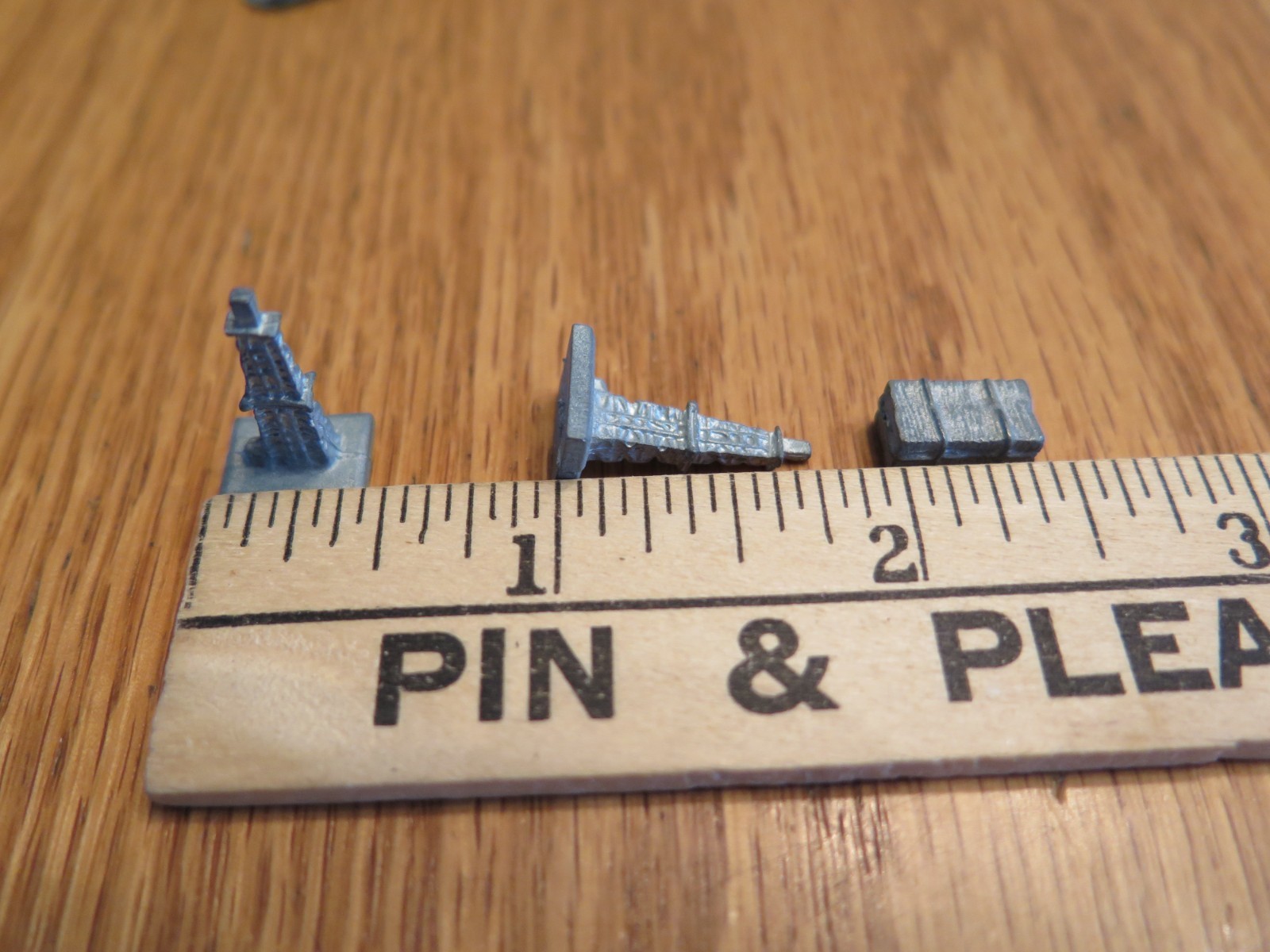 Vintage Board Game Tokens Game Pieces? Miniature Pewter Figurines? Lot of 24 Pcs