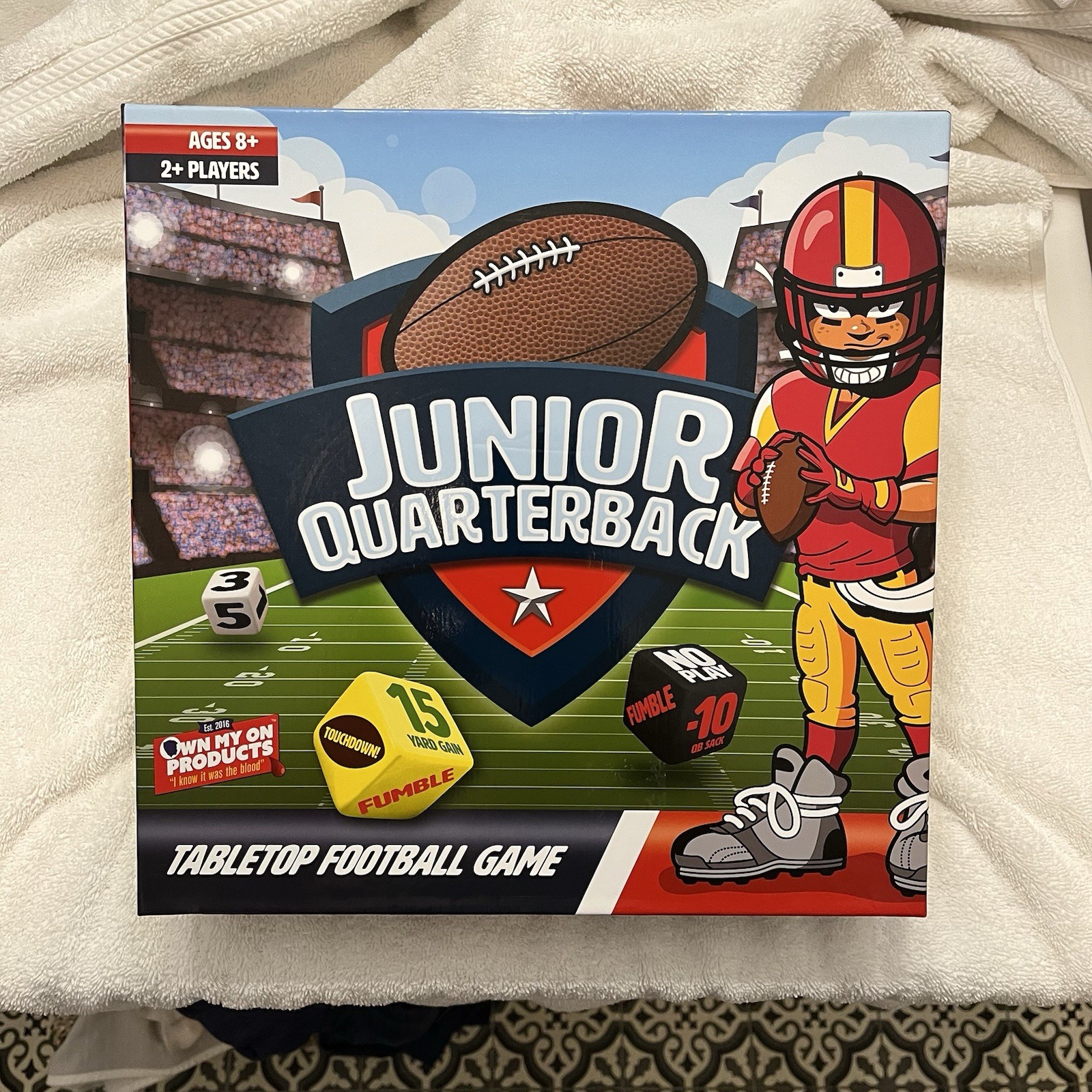 Junior Quarterback Football Game. 2+Players Ages 8+ Years. New Open Box
