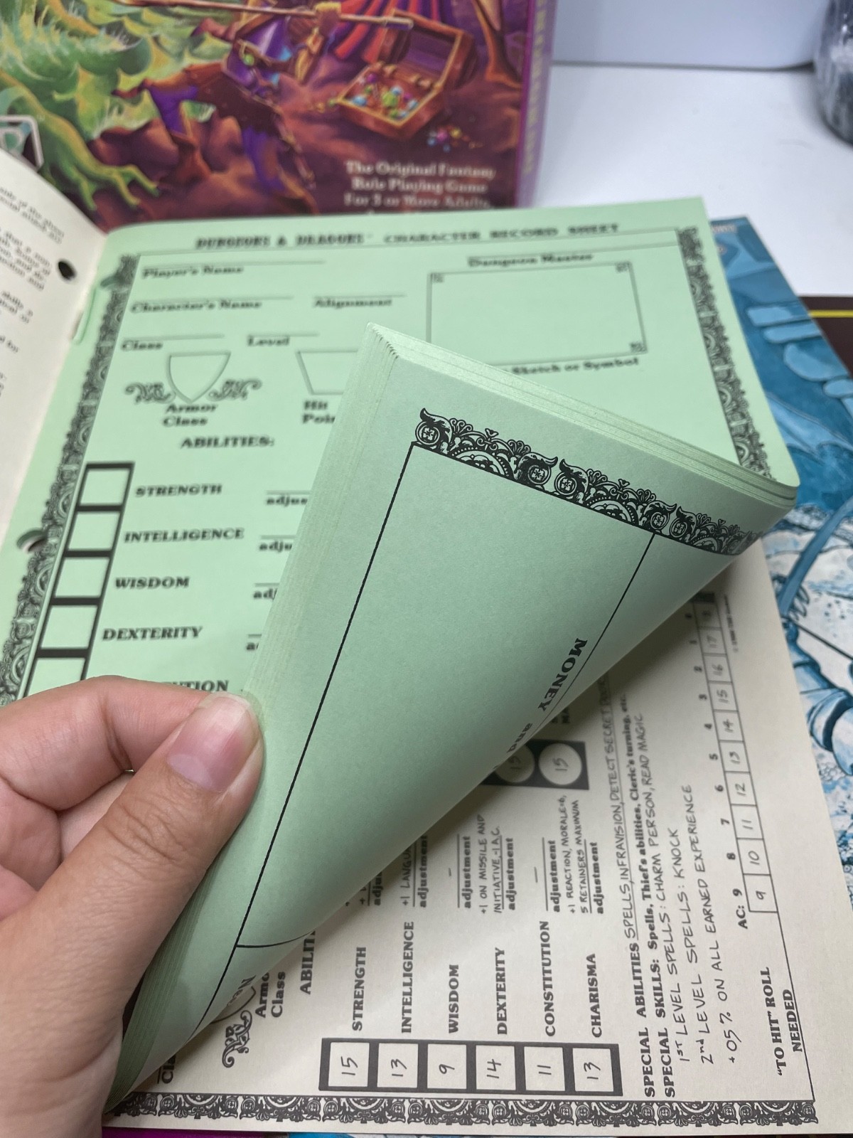 1981 Dungeons & Dragons D&D Adventure Vintage 1st Basic Set #1011 Purple TSR