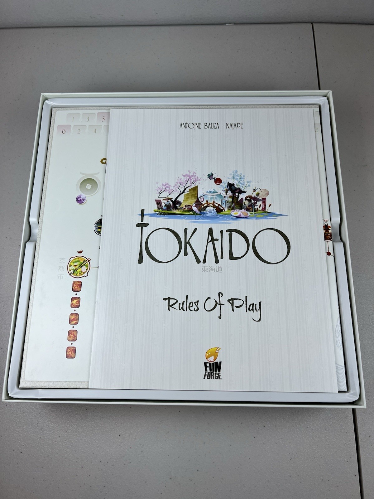 Tokaido Board Game Fun Forge 2012 COMPLETE Excellent