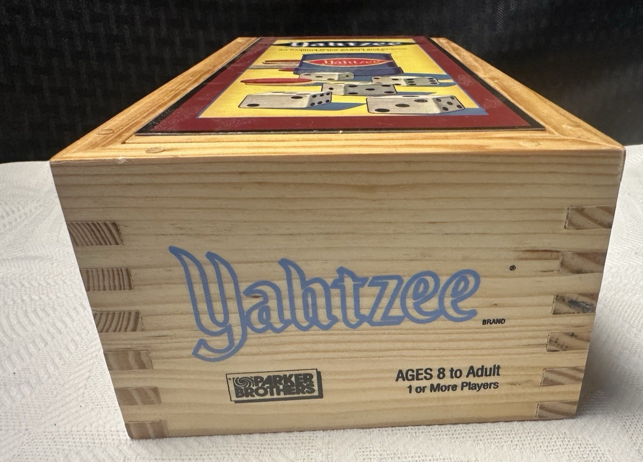 Yahtzee Nostalgia Games Series 2007 Wood Box Hasbro Parker Brotherse Brand New