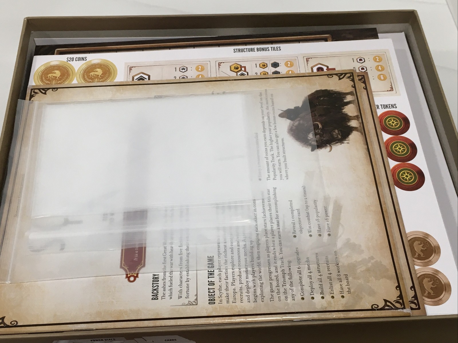 SCYTHE Board Game ( Open Box ) Never Played New Other StoneMaier Games