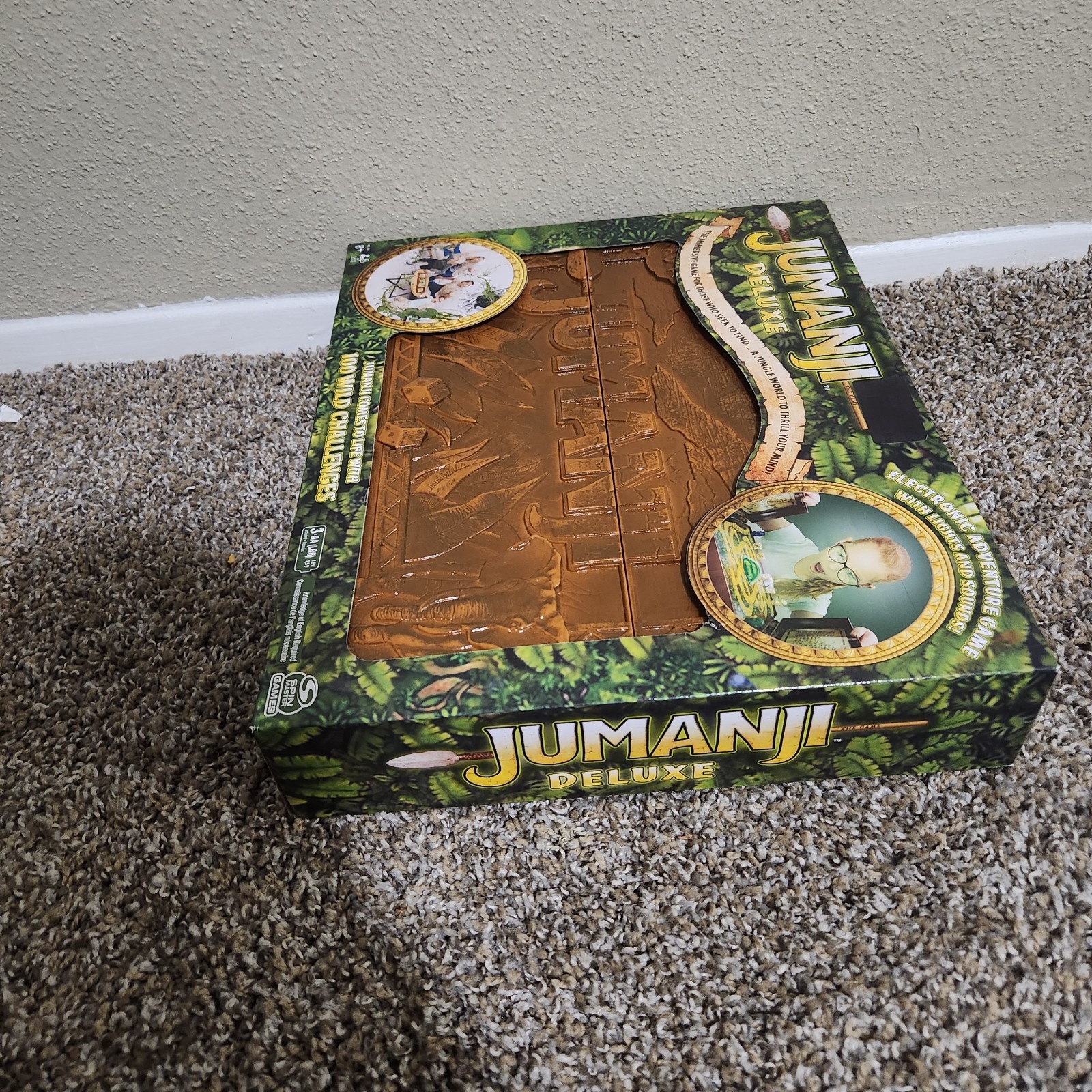 Jumanji Deluxe Electronic Adventure Board Game Spin Master Sealed