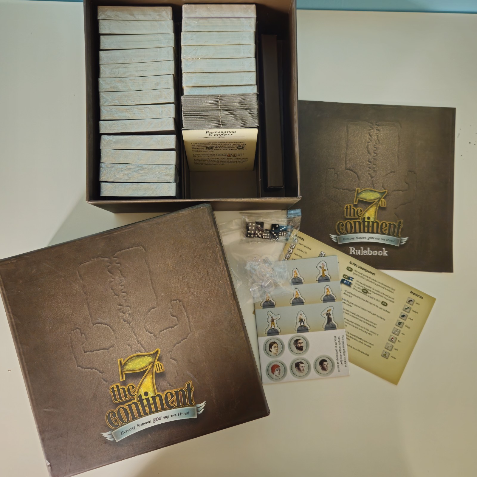 The 7th Continent Board Game – Serious Poulp – Classic Edition – Cards Sealed