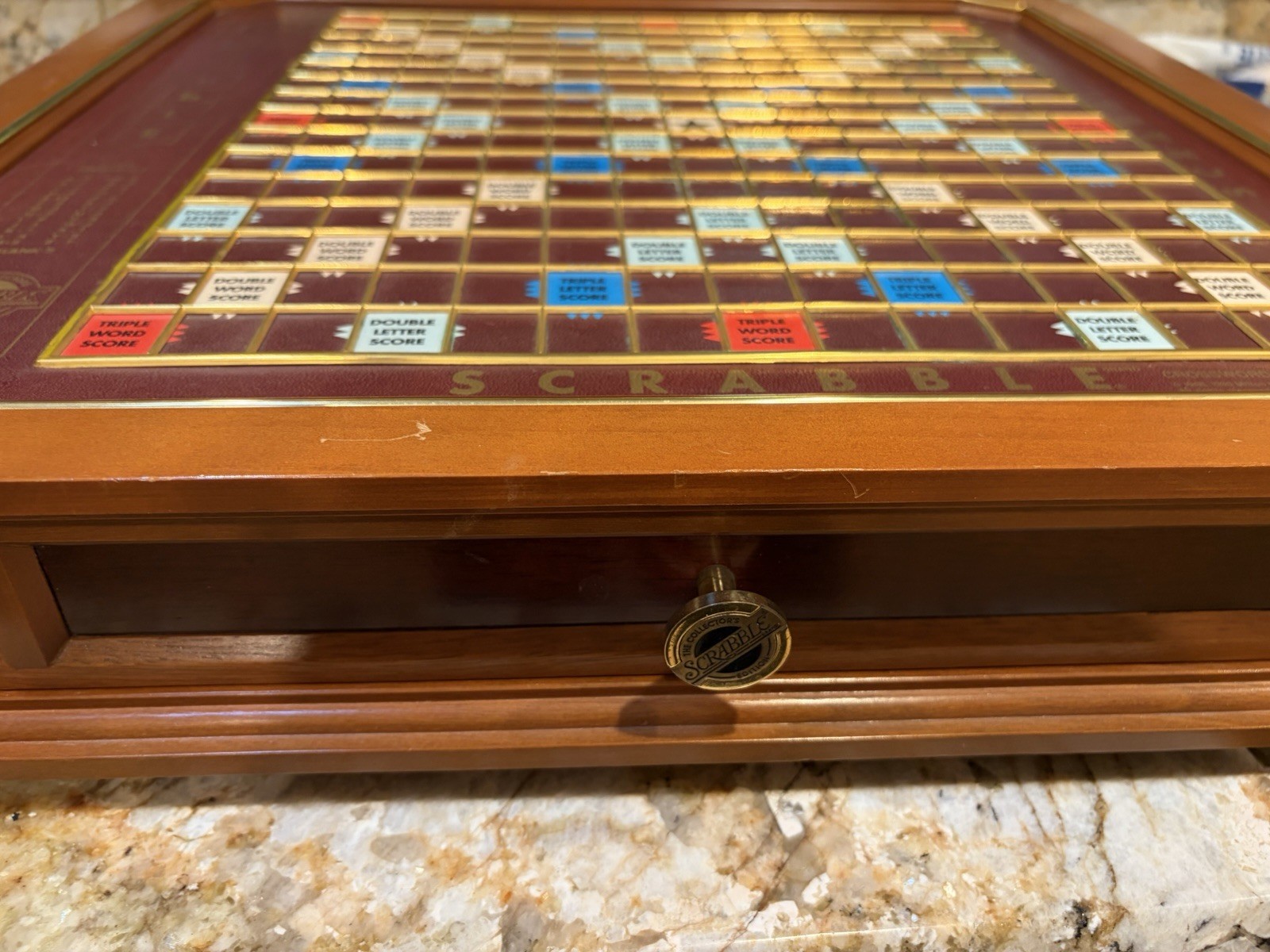 Scrabble Franklin Mint – Early 1990’s Collector’s Edition –