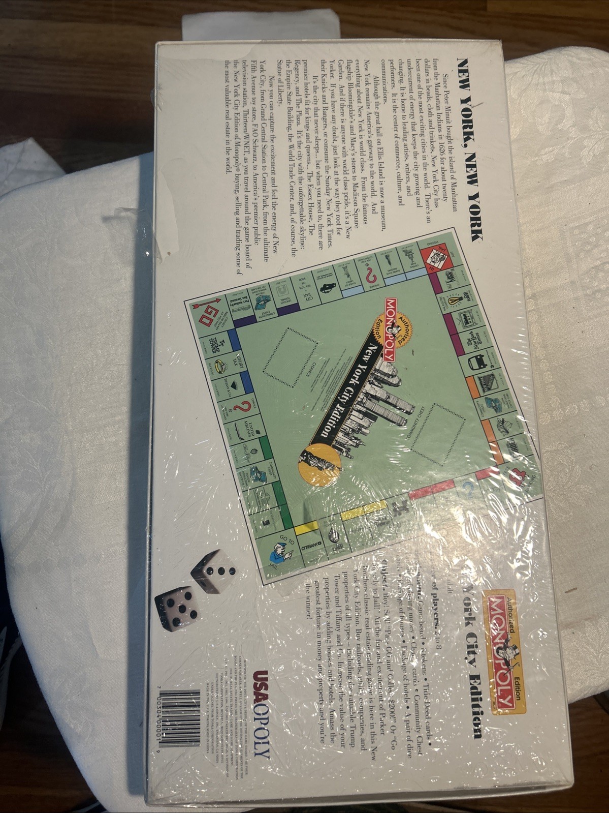 Rare Monopoly New York City Edition 1995 Trump Twin Towers – Brand New Sealed