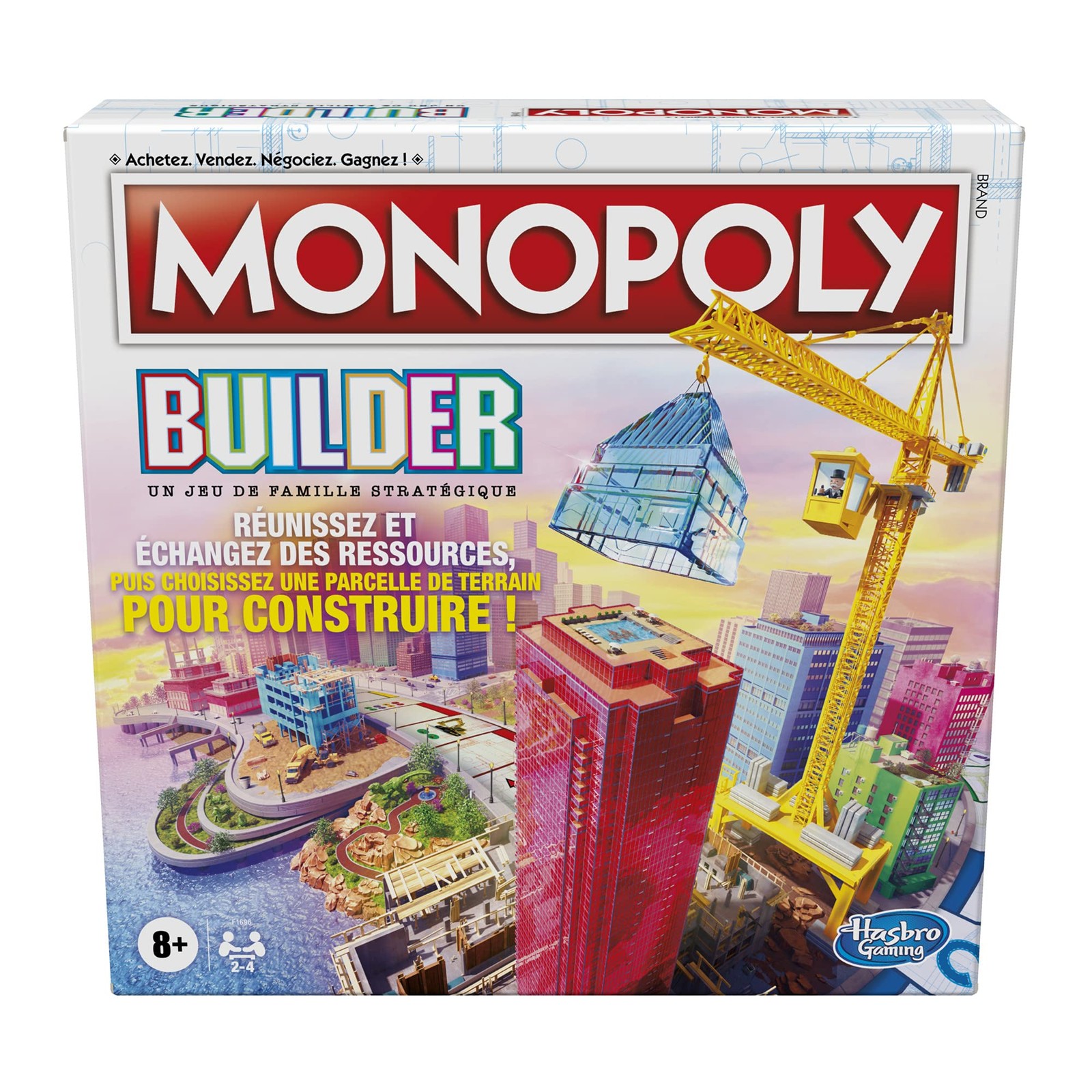 Monopoly BUILDER France Multicolor