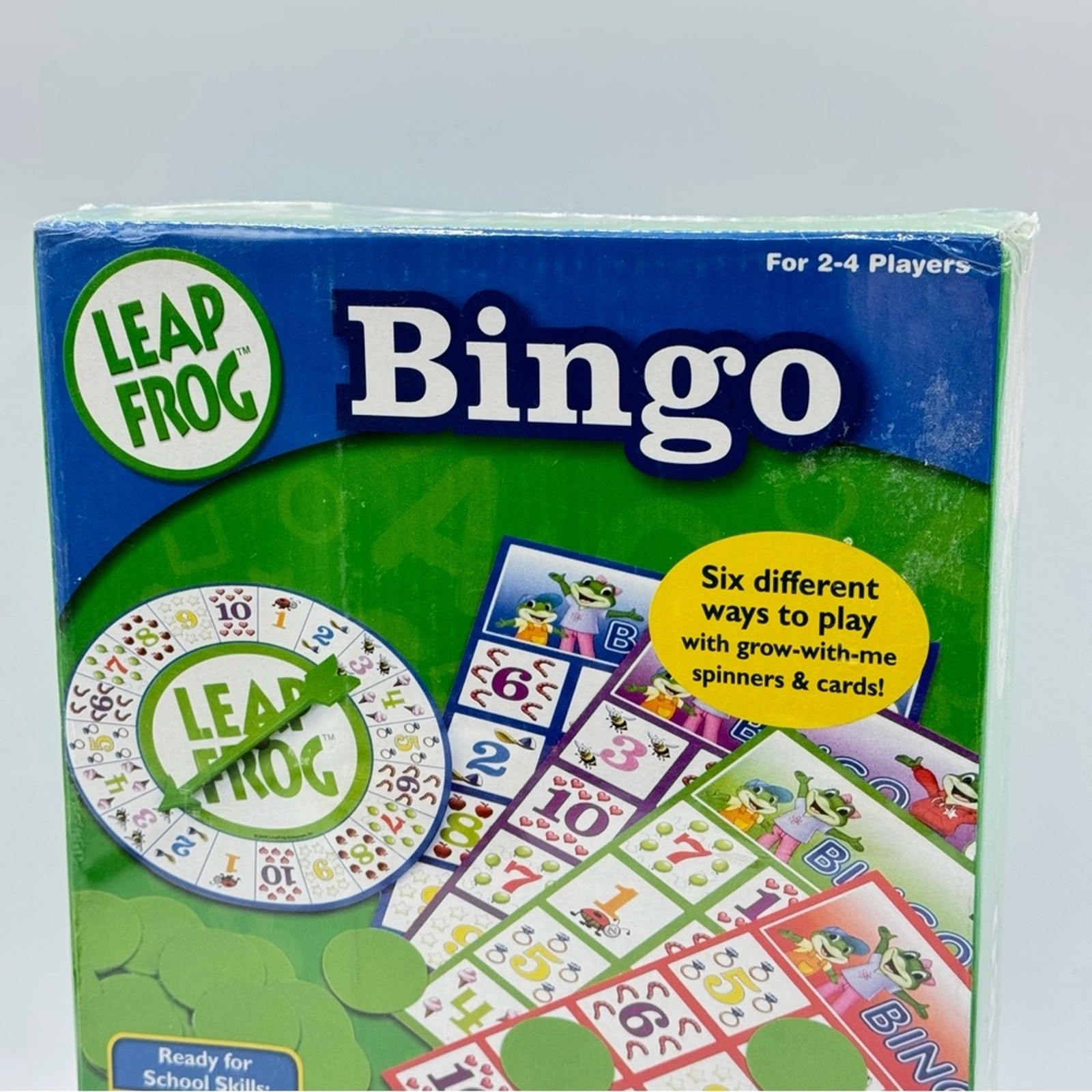 Leap Frog BingoFor 2-4 Players Six Ways To Play Spinners & Cards Game 3+ Years