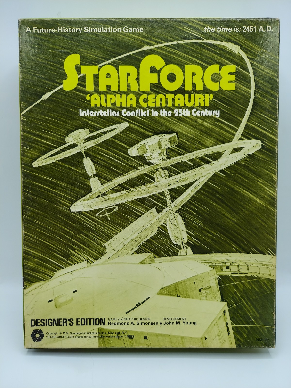 Vintage 1974 STARFORCE: Alpha Centauri SPI War Game – Complete