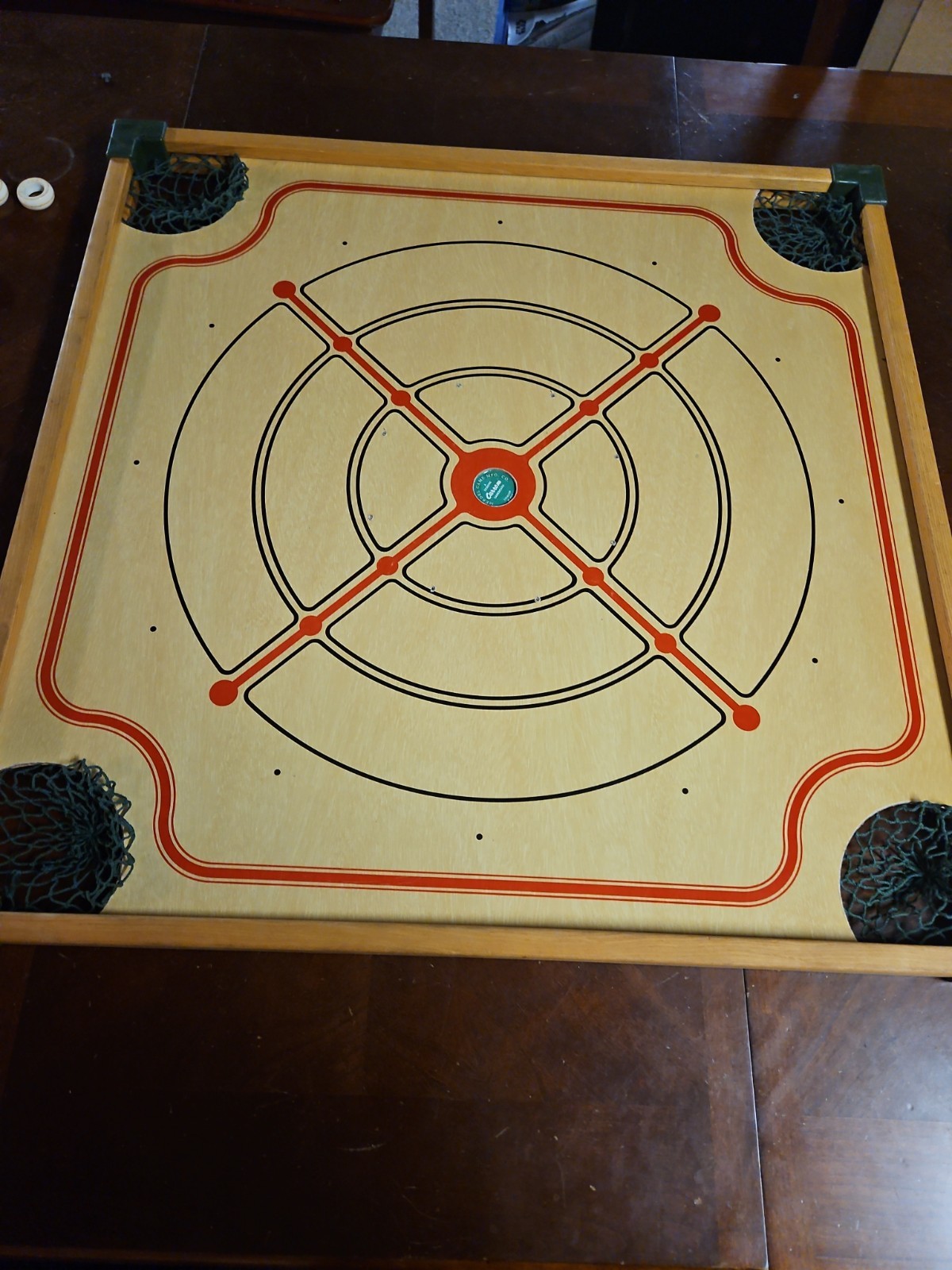 Vintage 1970 Carrom Game Board Table Model No. 108RS.