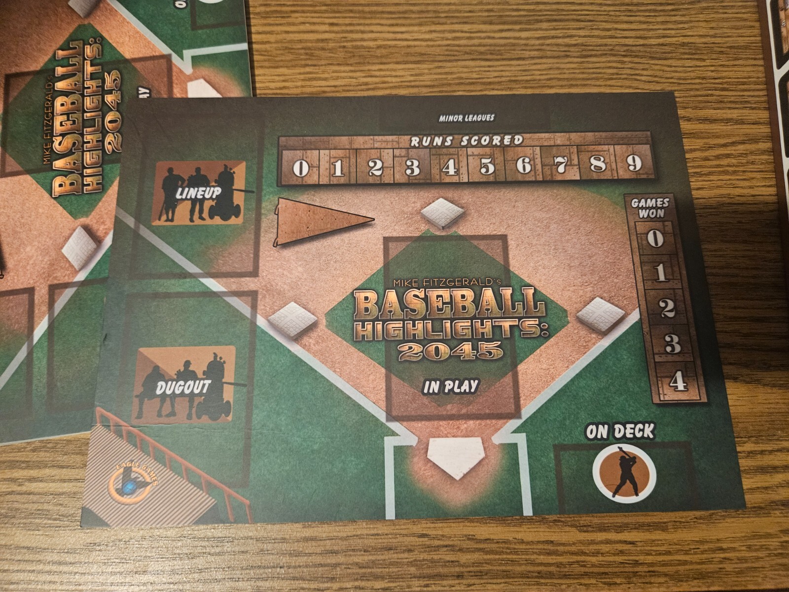 99% Complete Baseball Highlights 2045 Board Game Eagle Gryphon Games FREE SHIP
