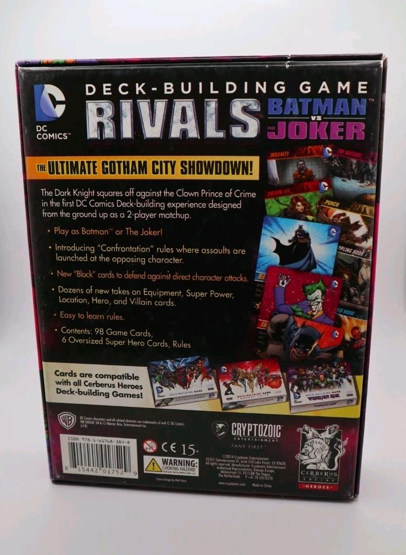 DC Deck-Building Game: Rivals Batman vs the Joker Complete (2014)