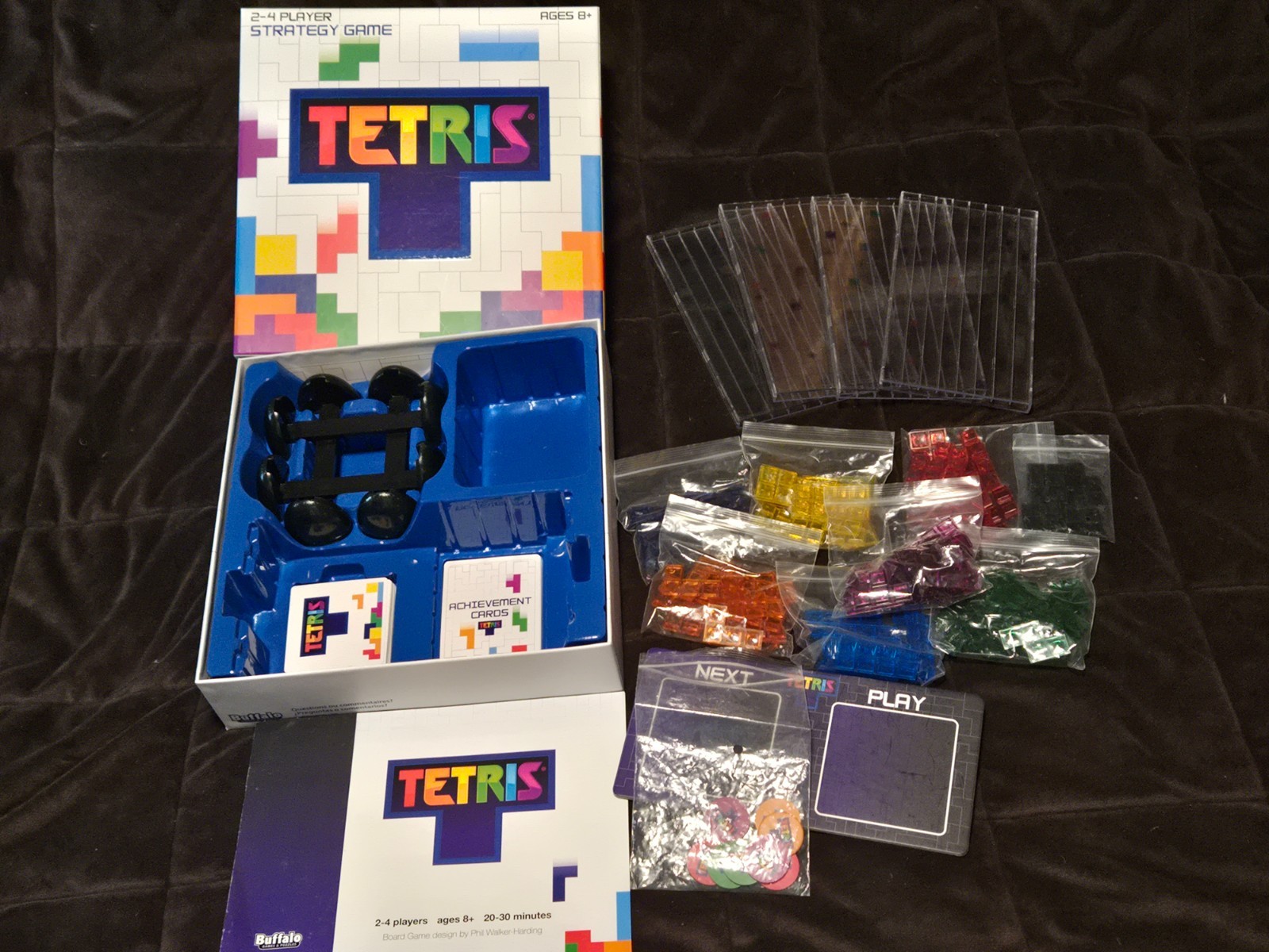 Tetris Head-To-Head Multiplayer Strategy Game 2-4 Players-Classic Game COMPLETE!