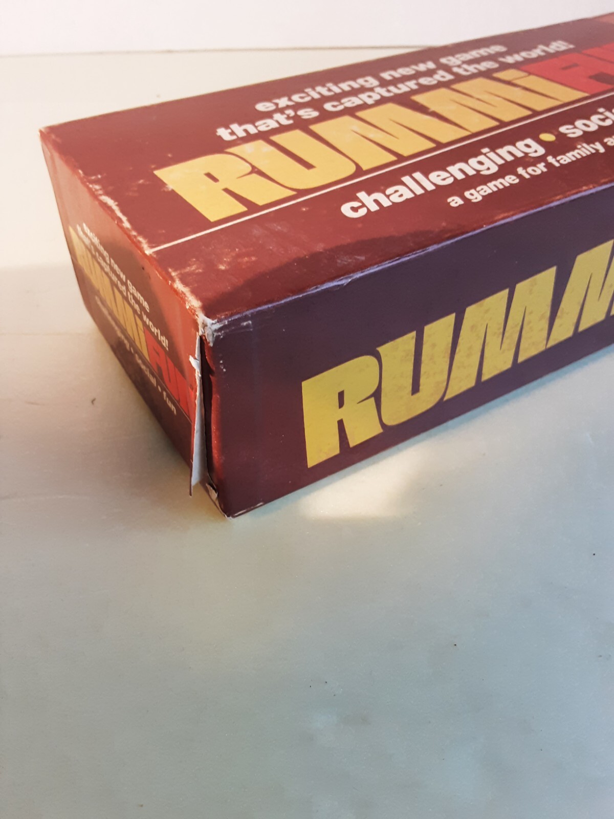 Vintage Rummifun game. Molenaer Inc. 1958. with instructions.