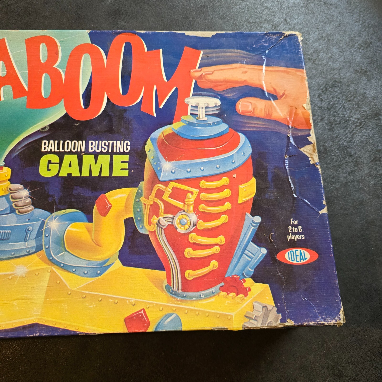 Vintage 1965 Kaboom Balloon Busting Game by Ideal – In Box, No Balloons