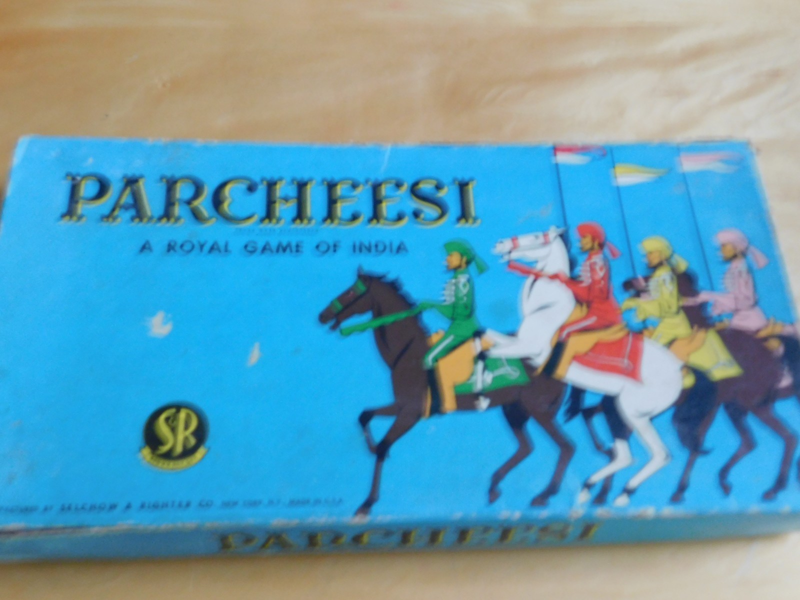 Vintage Selchow & Righter Co. Parcheesi Board Game