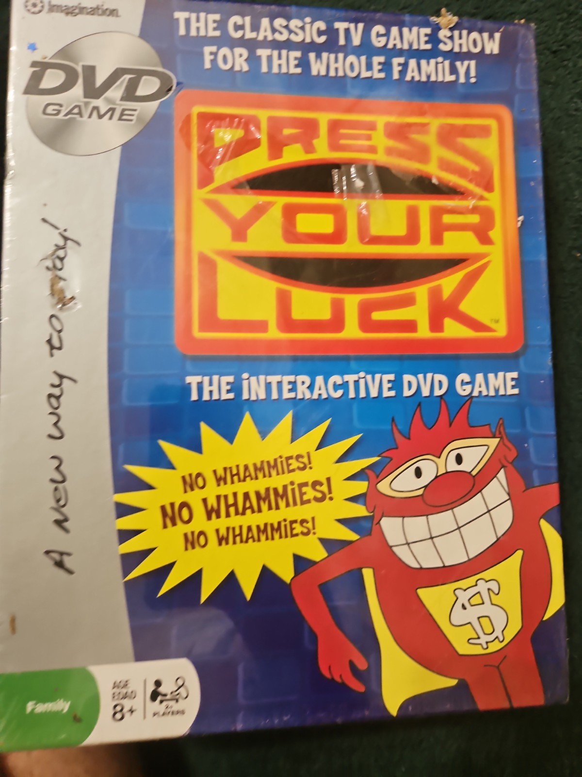 PRESS YOUR LUCK Interactive DVD TV Game By Imagination Whammy No Whammies