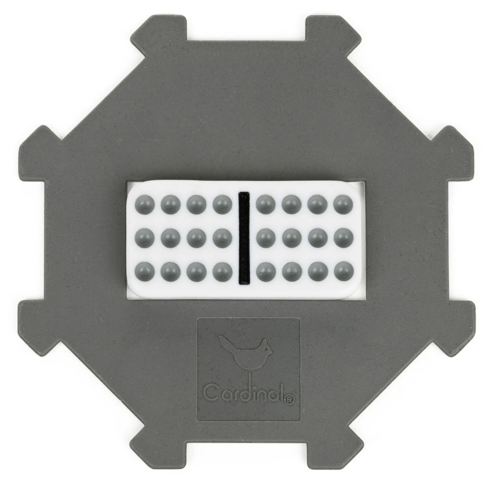 Spin Master Double Fifteen Dominoes Set – 136 Color Dot Tiles in Storage Tin