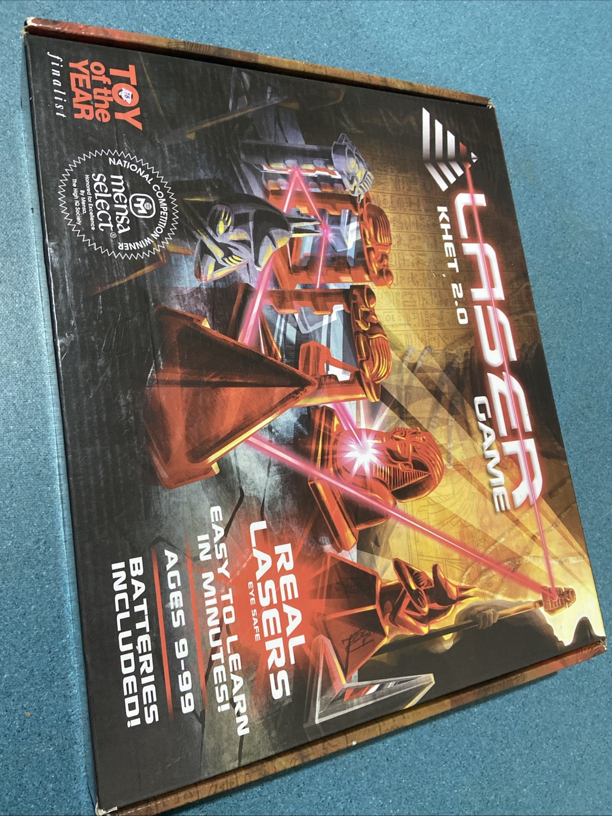 LASER Board Game Khet 2.0 Strategy Mensa Select Toy of the Year Complete