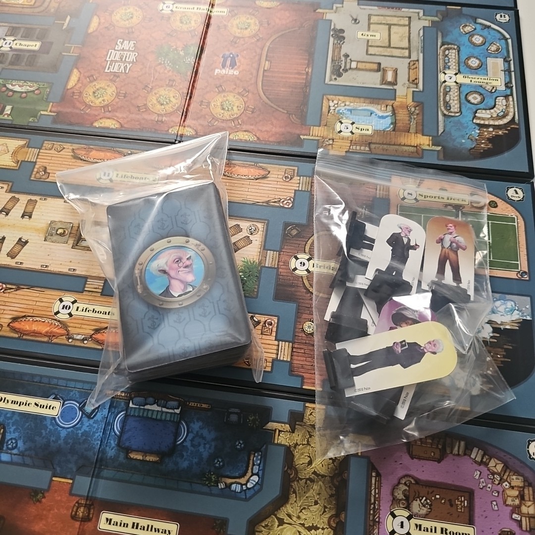 Save Doctor Lucky Board Game 3-7 Players Complete Paizo Ages 10+